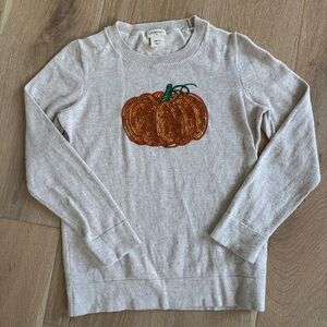 Crewcuts sequin pumpkin sweater